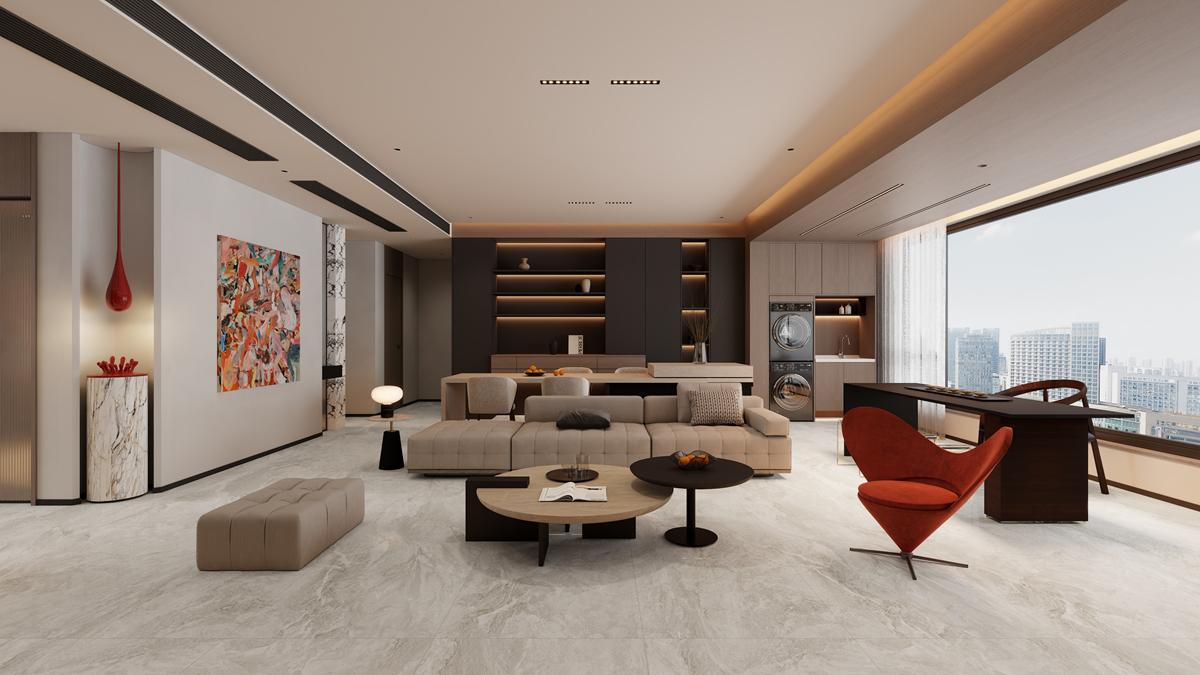 步步生金的星河空間，解鎖能強瓷磚彩晶工藝！